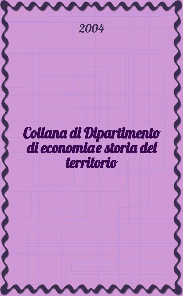 Collana di Dipartimento di economia e storia del territorio : La grande regione del Caspio