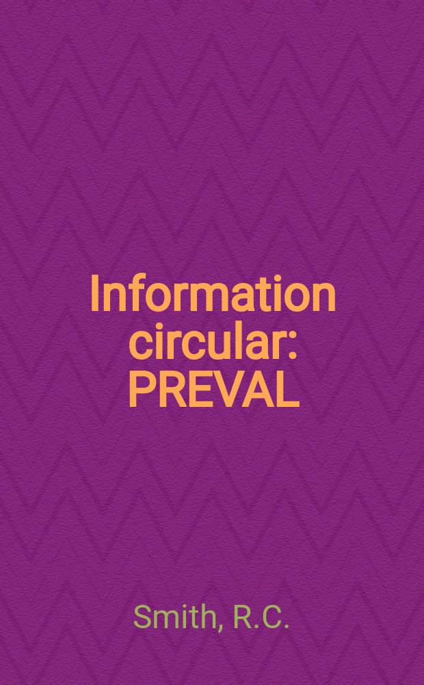 Information circular : PREVAL
