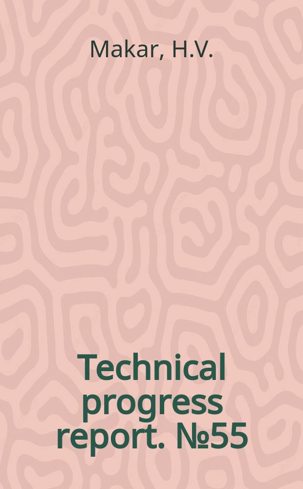Technical progress report. №55 : Deoxidation of steel using waste aluminizing dross
