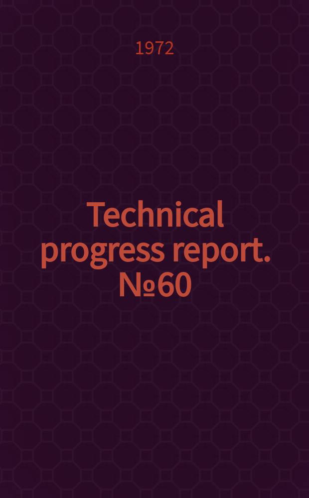 Technical progress report. №60 : Solvents and explosives recover heavy oil