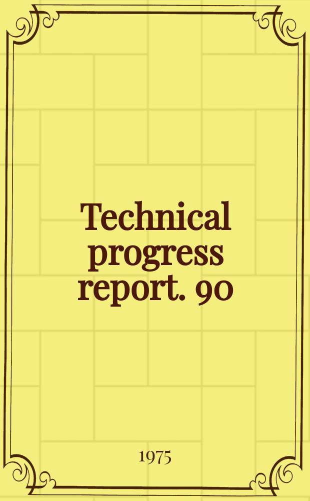 Technical progress report. 90 : The parachute stopping