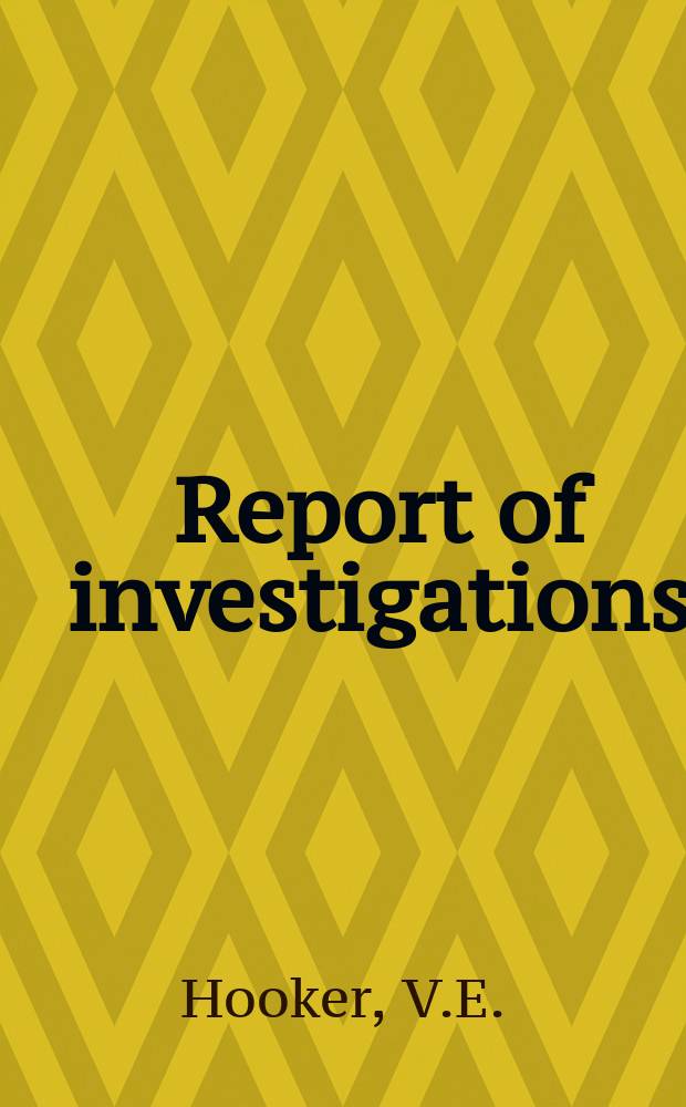 Report of investigations : In situ rock temperature