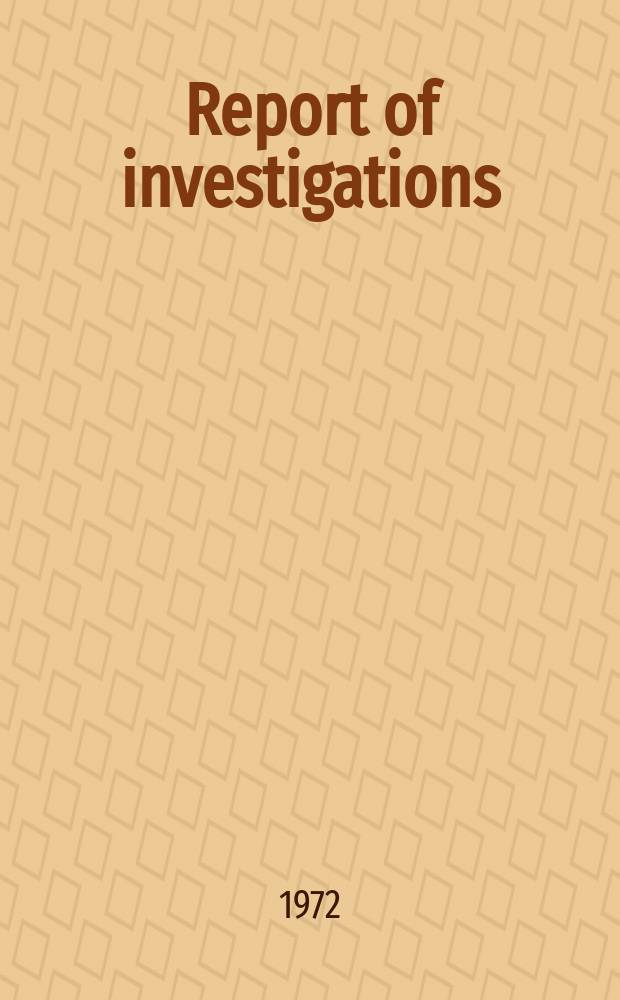 Report of investigations : Fly ash-rubber mixtures