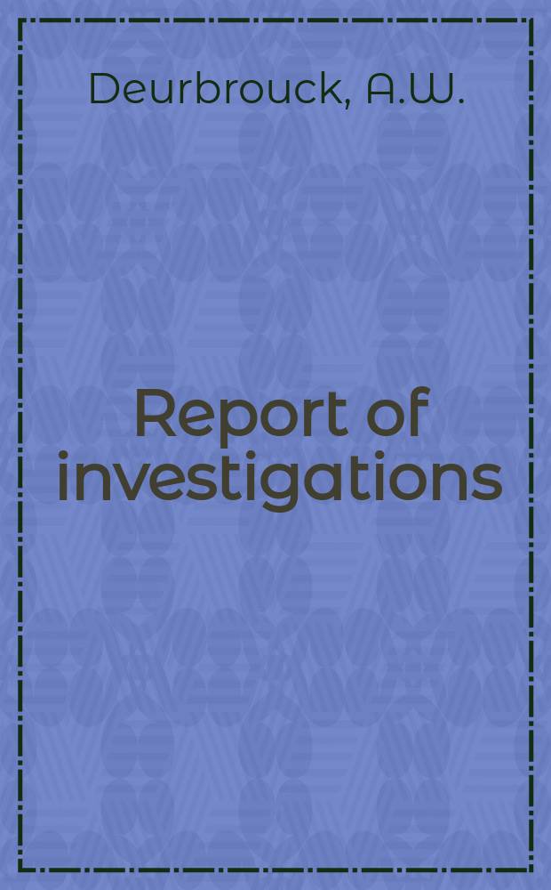 Report of investigations : Performance characteristics of coal-washing equipment: dense-medium cyclones