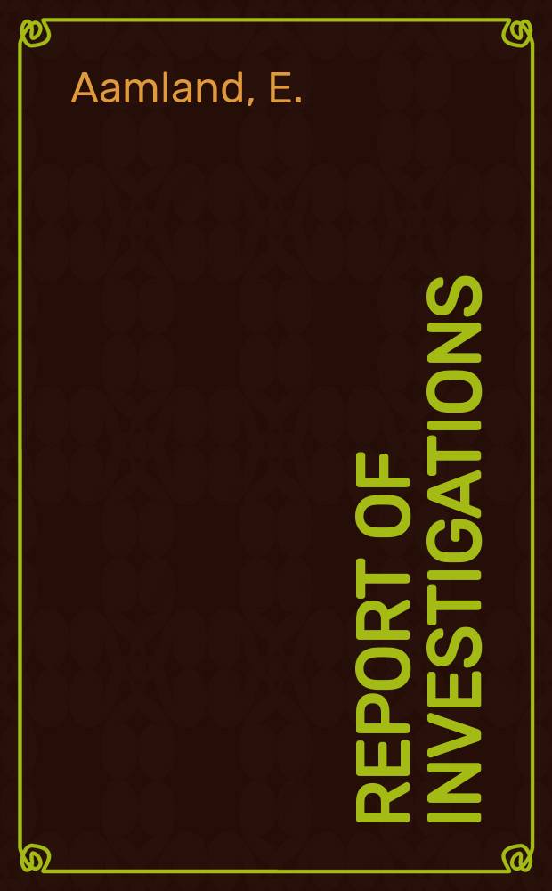 Report of investigations : Molten salt electrowinning ...