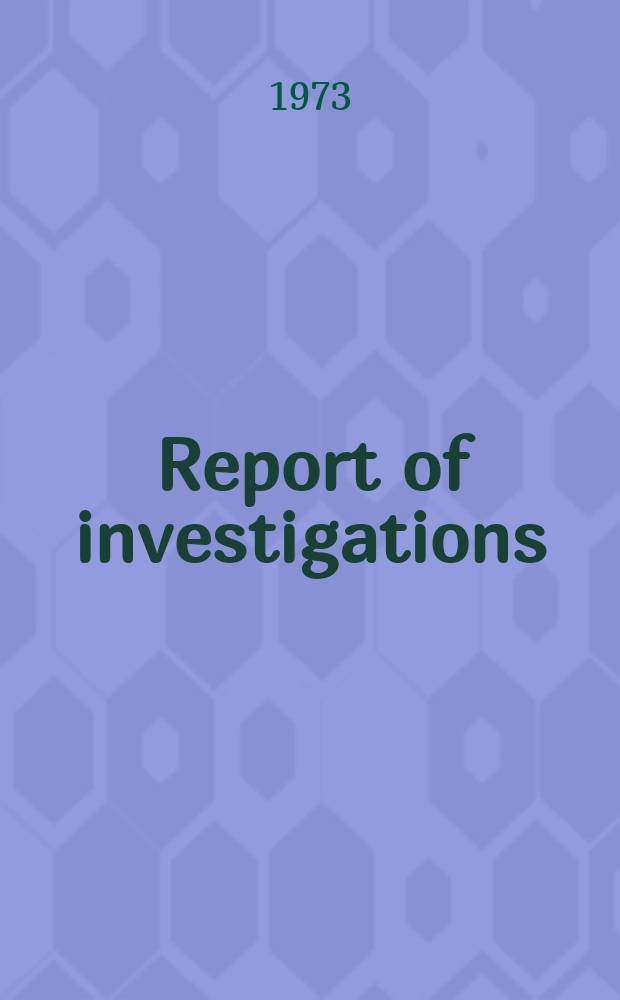 Report of investigations : Development of a portable radon detector