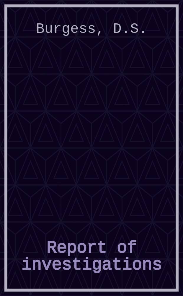 Report of investigations : Detonation of a flammable cloud following a propane pipeline break