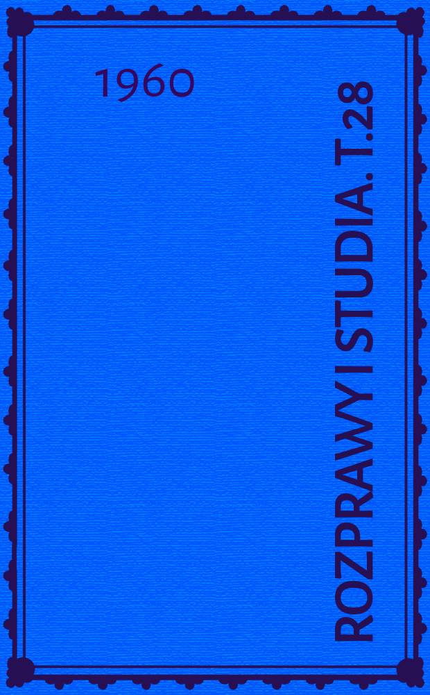 Rozprawy i studia. T.28 : Ustawa i delegacja ustawodawcza w Anglii