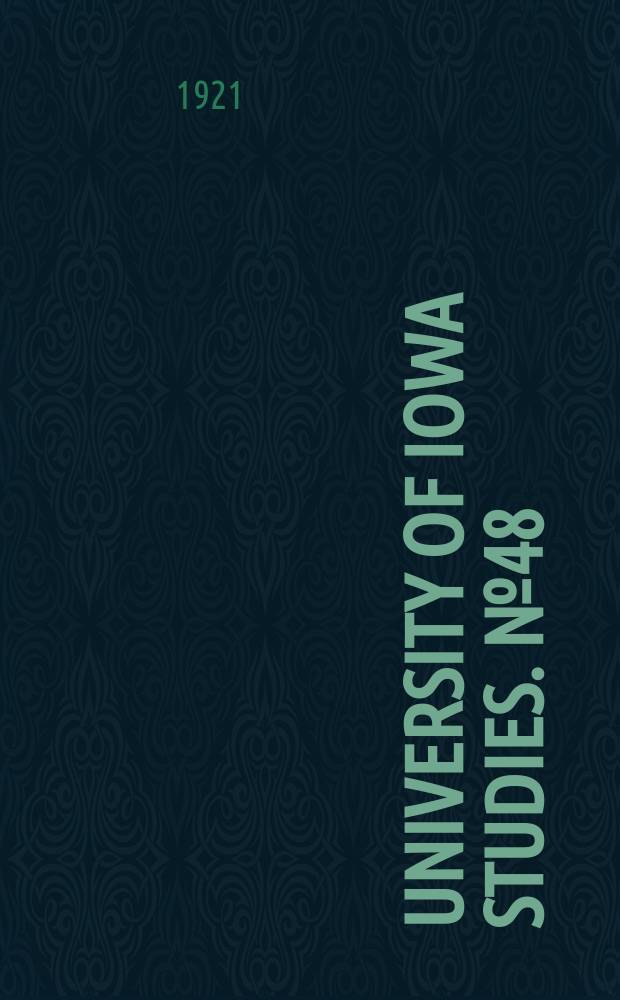 University of Iowa studies. №48 : Analytic study of a group of five and six-year old children