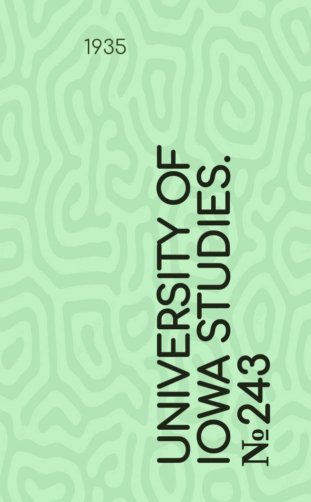 University of Iowa studies. №243 : The Measurement of musical development