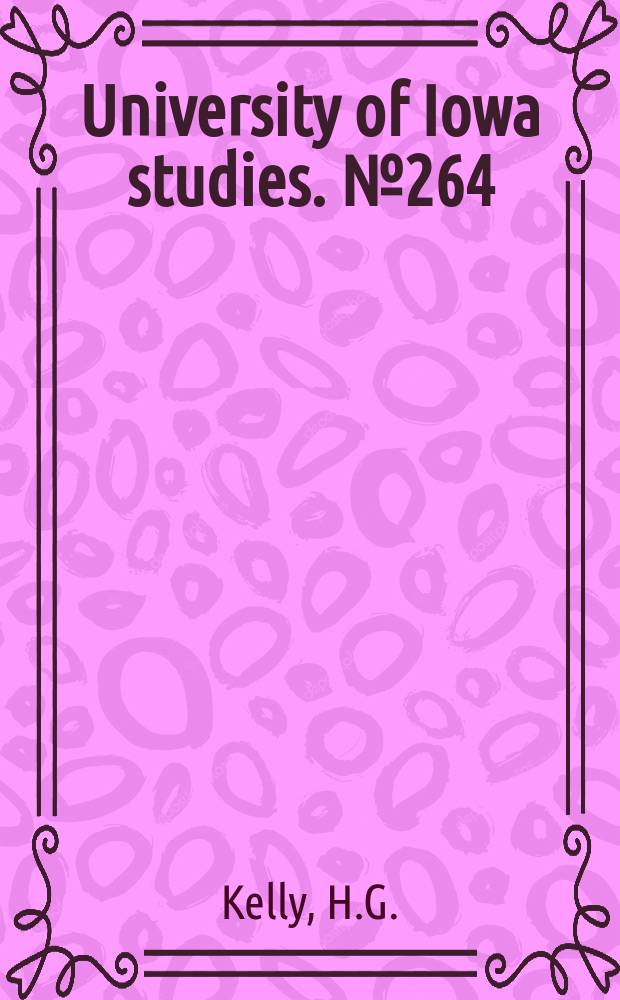 University of Iowa studies. №264 : A study of individual differences in breathing capacity in relation to some physical characteristics