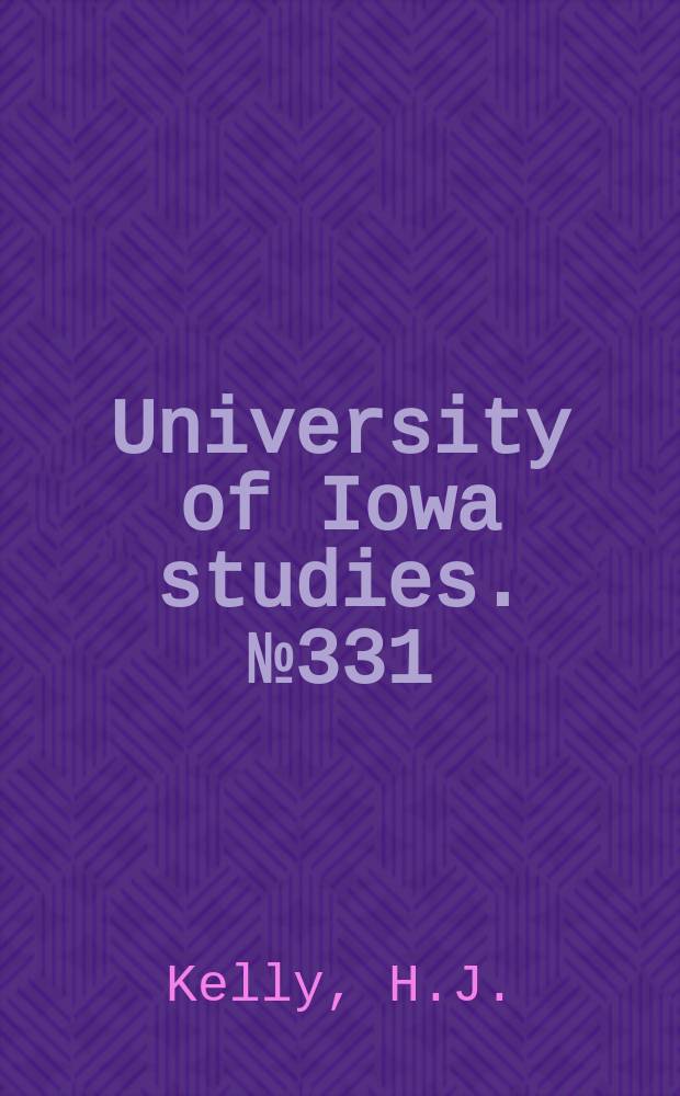 University of Iowa studies. №331 : Anatomic age and its relation to stature