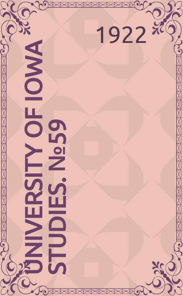 University of Iowa studies. №59 : Reports on the Scutelleroidea and the orthoptera and dermagtera of the Barbados-Antigua exoedition of 1918. Scutelleroidea of the Douglas Lake region