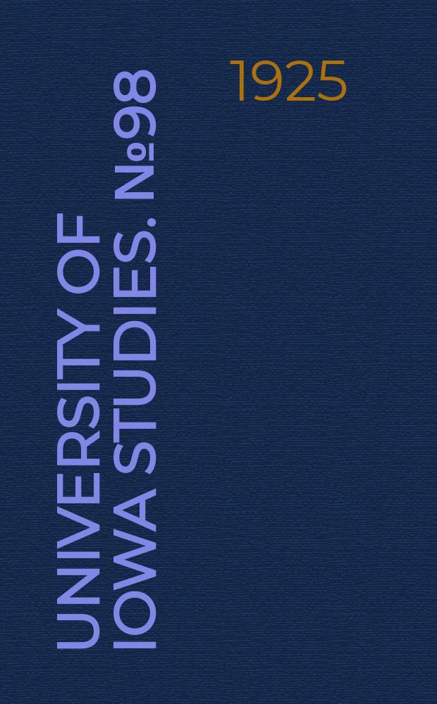 University of Iowa studies. №98 : The Myology of Sphenodon punctatum