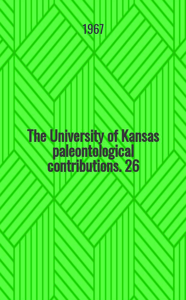 The University of Kansas paleontological contributions. 26 : Intracranial mobility in Kansas mosasaurs