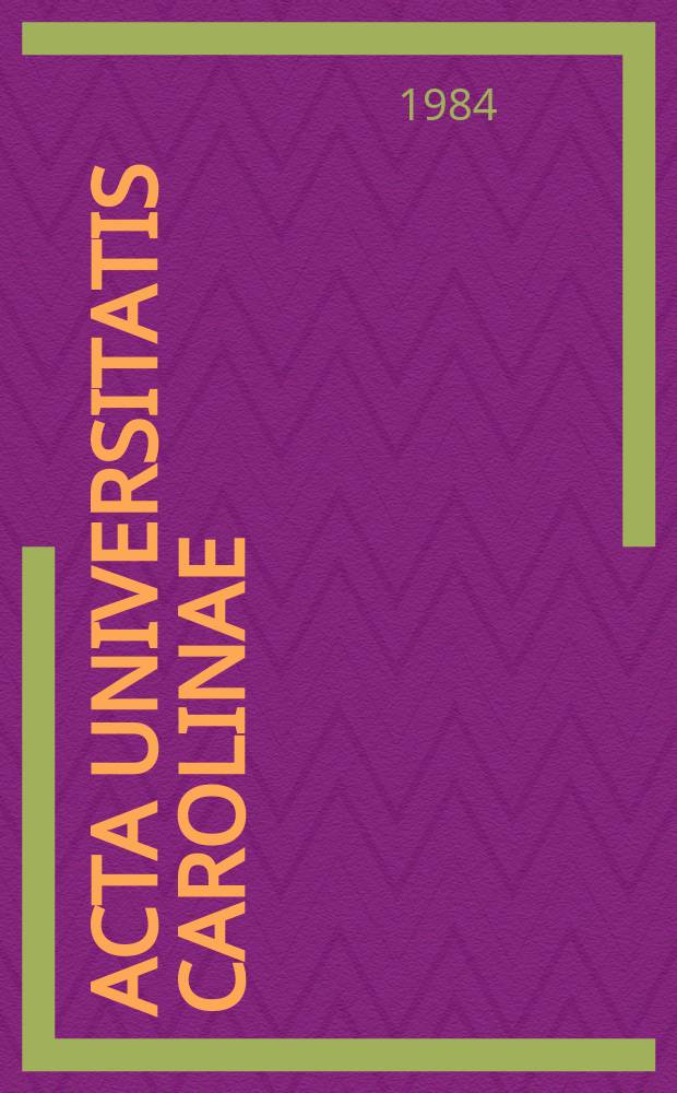 Acta Universitatis Carolinae : Smoking as a risk factor for the ...
