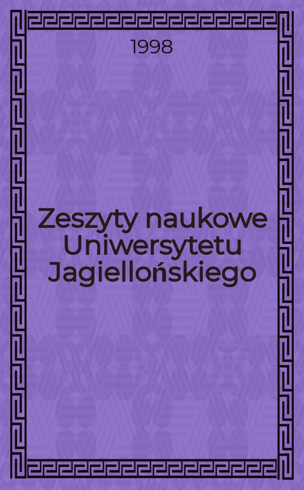 Zeszyty naukowe Uniwersytetu Jagiellońskiego : Application of synchrotron radiation to the study of inorganic and biological materials