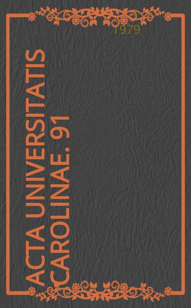 Acta Universitatis Carolinae. 91 : Effect of high tibial and double osteotomy on osteoarthritic