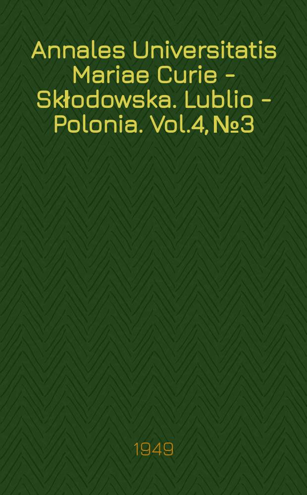Annales Universitatis Mariae Curie - Skłodowska. Lublio - Polonia. Vol.4, №3 : Komora zębowa (Cavum dentis) u Naczelnych
