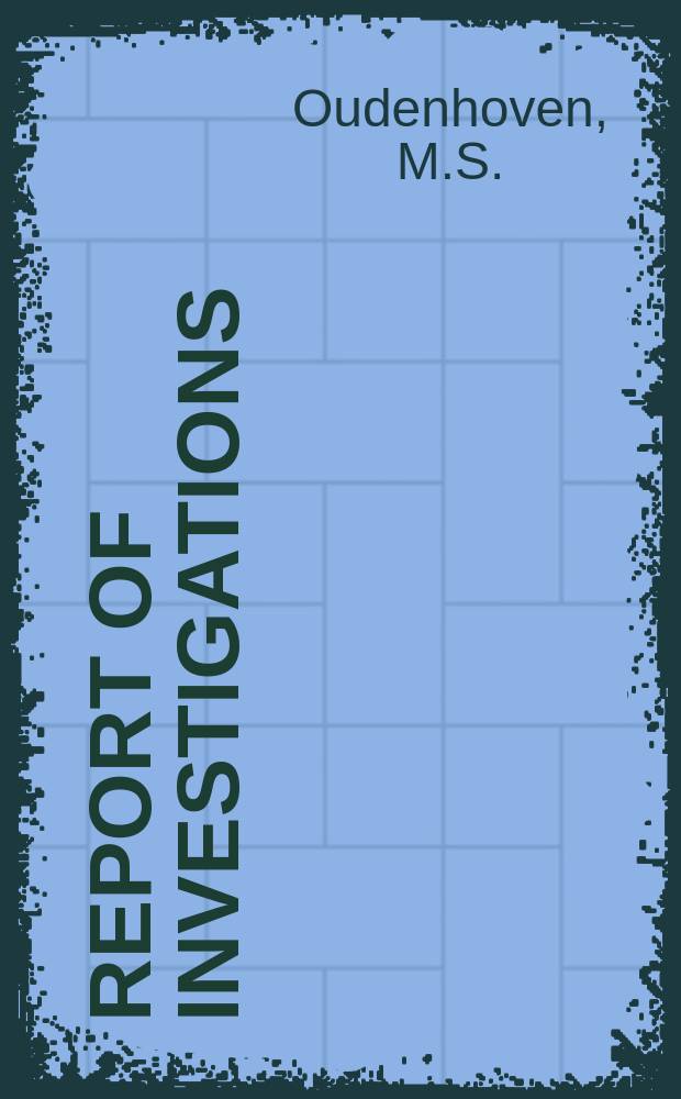 Report of investigations : Microseismic source locations