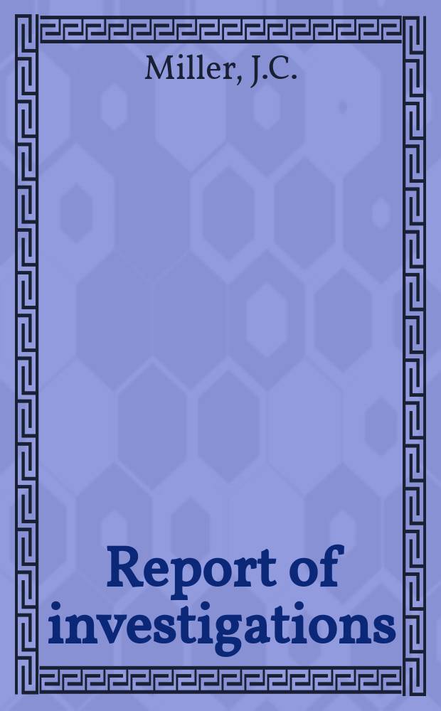 Report of investigations : Fracturing oil shale ...