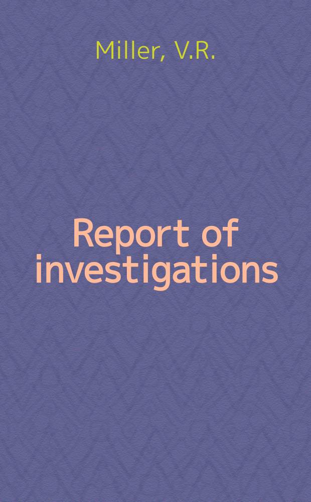 Report of investigations : Detecting and sorting disseminated native ...