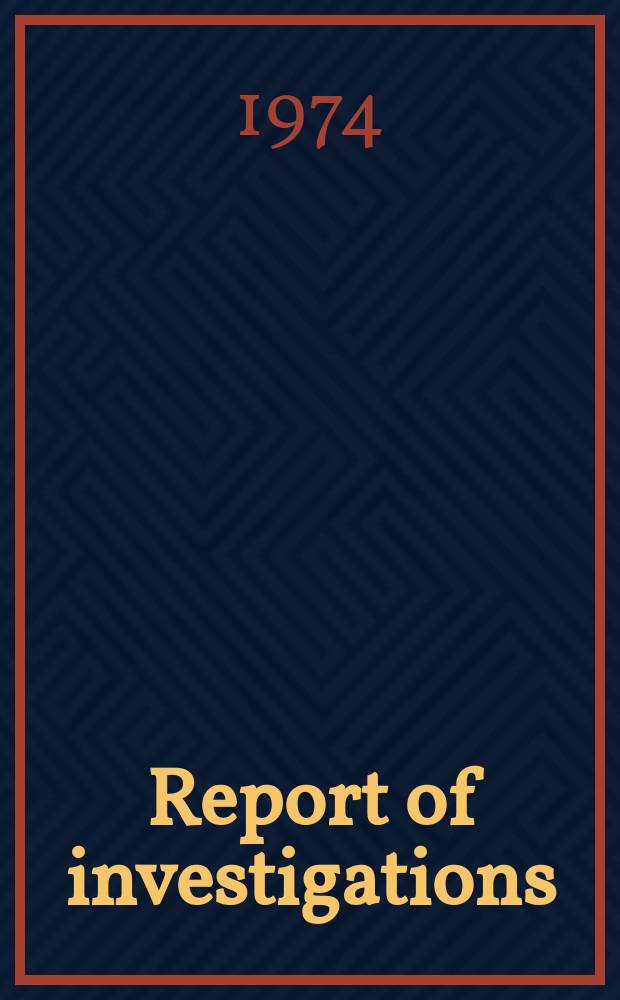 Report of investigations : Relationships of earth fracture systems ...