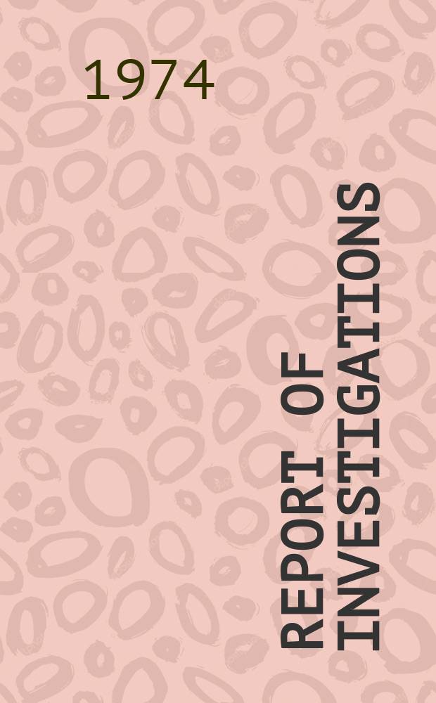 Report of investigations : Aqueous reduction of chalcopyrite concentrate with metals