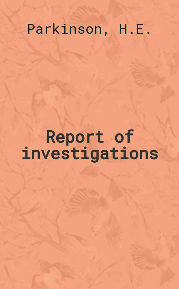 Report of investigations : Mine pager to public telephone interconnect ...