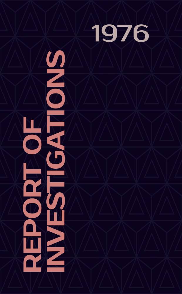 Report of investigations : Electrodeposition of titanium diboride coatings