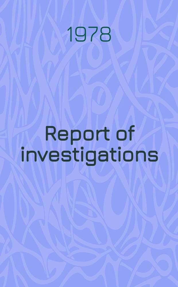 Report of investigations : Desulfurization of various midwestern coals ...