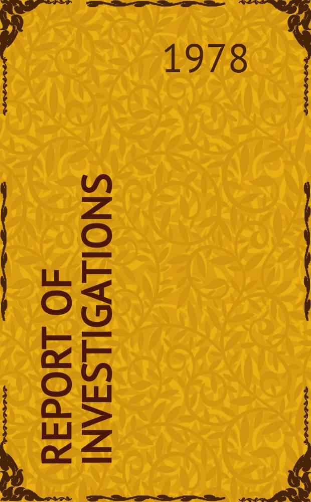 Report of investigations : Low-temperature heat capacities and high temperature enthalpies of cuprous and cupric sulfides