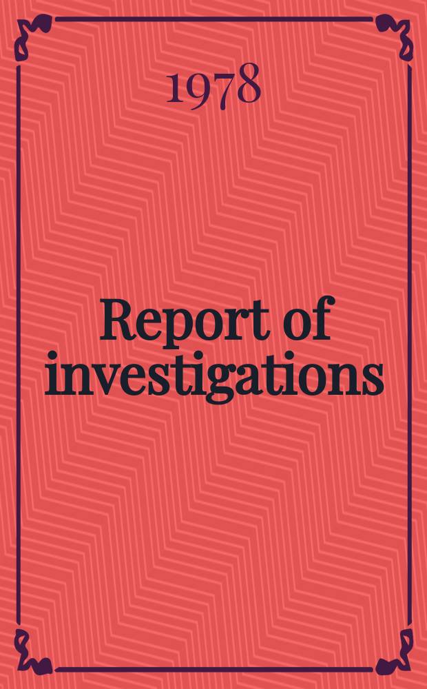 Report of investigations : Jet fan effectiveness as measured with SF₆ tracer gas