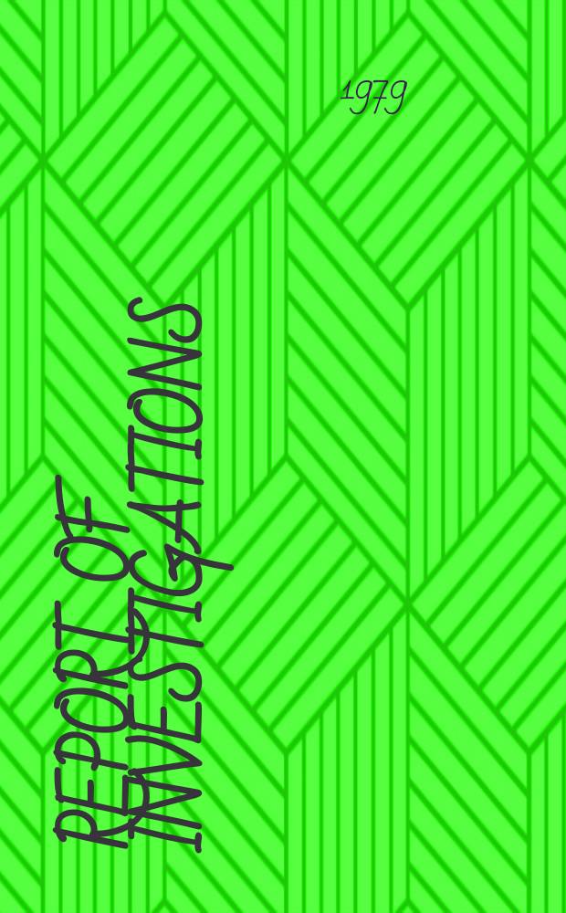 Report of investigations : The flammability of coal dust-air ...