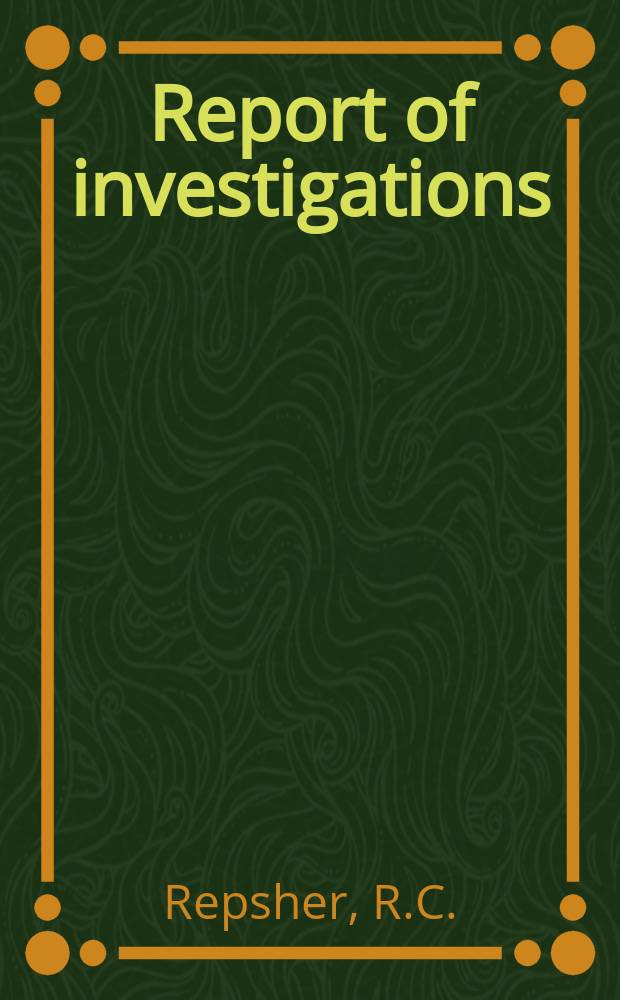 Report of investigations : Long-term rock noise plotting ...