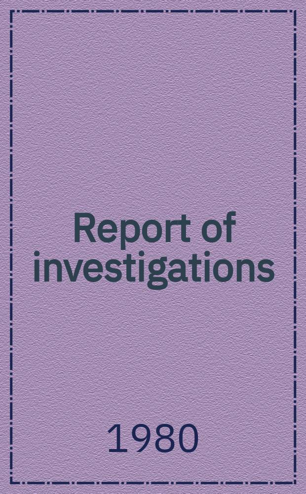 Report of investigations : Utilizing the magnetic fraction ...