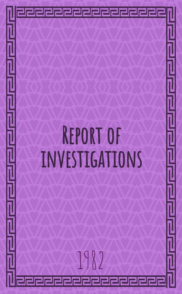 Report of investigations : Effects of temperature on simulated in situ leaching