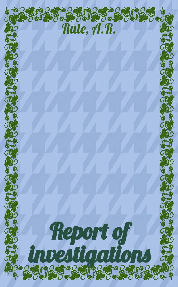 Report of investigations : Application of carbonate-silica flotation on techniques ...