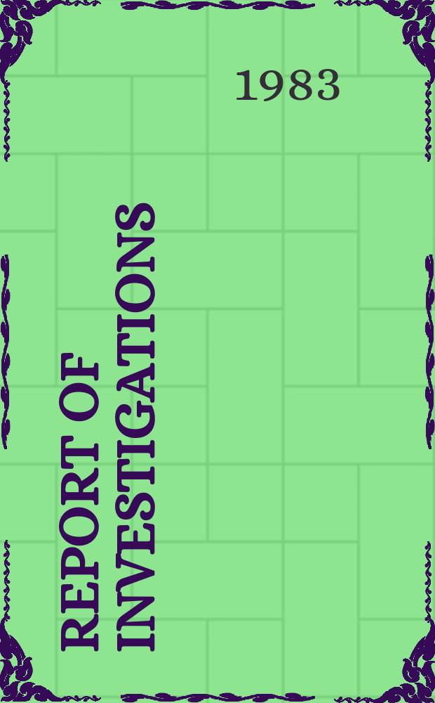 Report of investigations : Precision of personal sampling of respirable ...