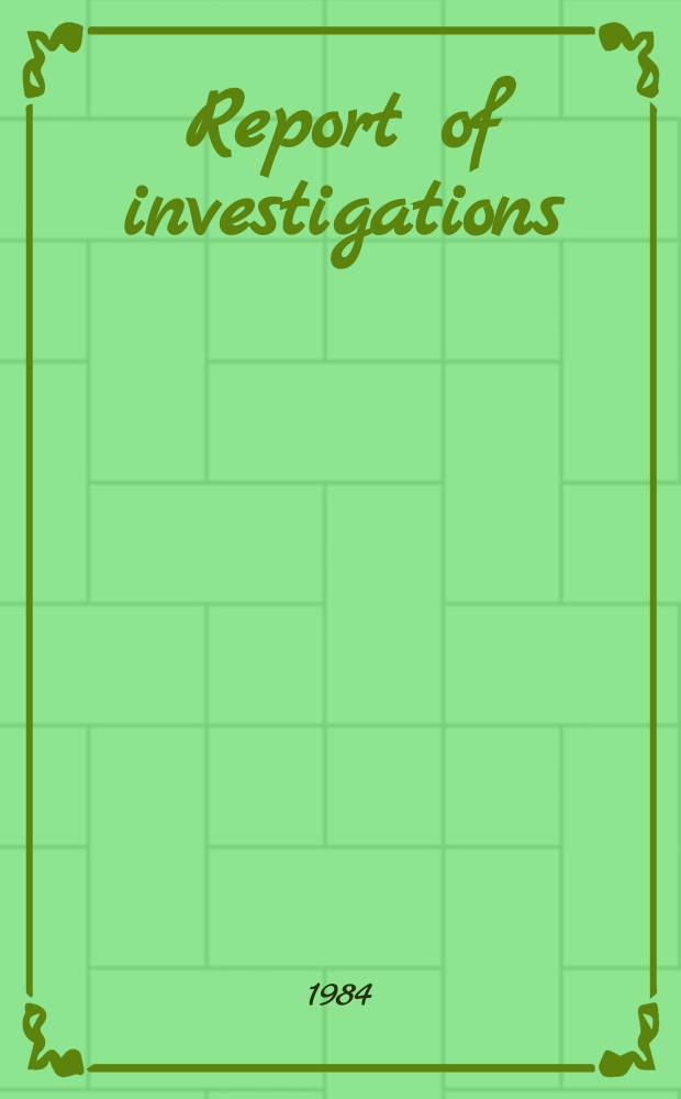 Report of investigations : Economic evaluation of directional drilling for methane drainage from coalbeds