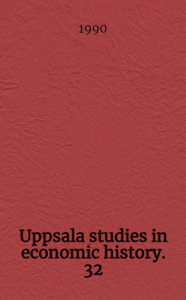 Uppsala studies in economic history. 32 : TCO och kvinnorna