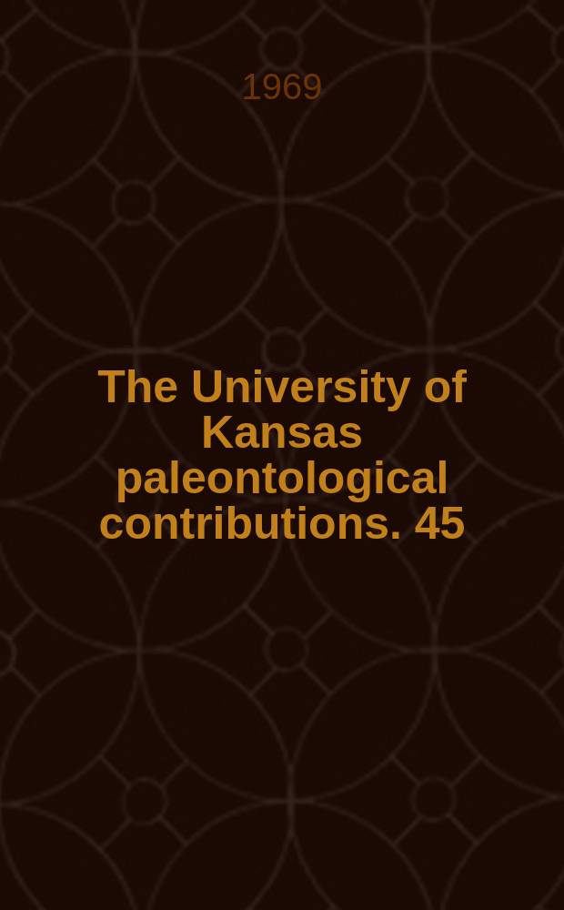 The University of Kansas paleontological contributions. 45/46 : Recent arenaceous foraminifers from Gulf of Mexico. Recent arenaceous foraminifers from Gulf of Mexico