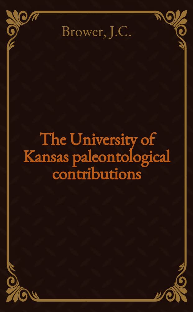 The University of Kansas paleontological contributions : Allometry in pterosaurs