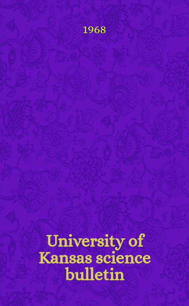 University of Kansas science bulletin : (Continuation of the Kansa university quarterly) Devoted to the publication of the results of research by members of the University of Kansas. Vol.47, №17 : A revision of the genus Brachygastra (Hymenoptera: Vespidae)