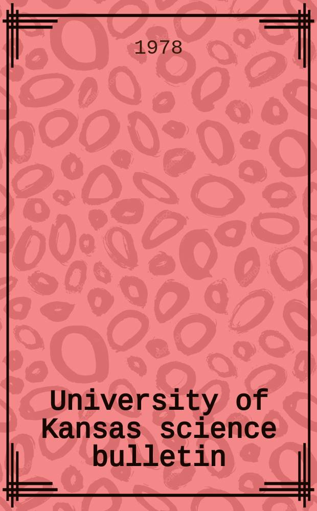 University of Kansas science bulletin : (Continuation of the Kansa university quarterly) Devoted to the publication of the results of research by members of the University of Kansas. Vol.51, №18 : The effect of slope aspect ...