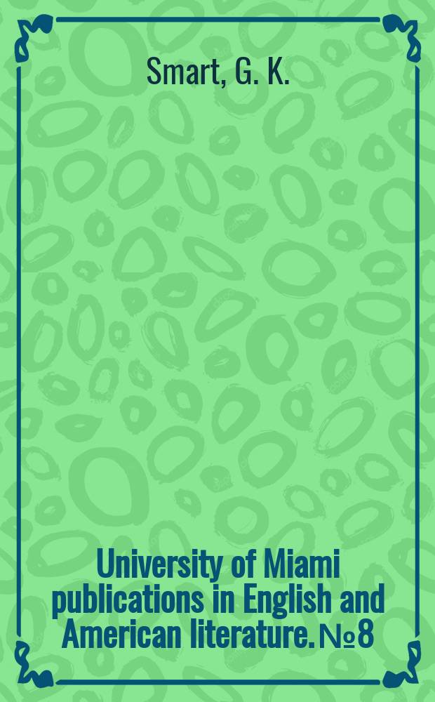University of Miami publications in English and American literature. №8 : Religious elements in Faulkner's early novels