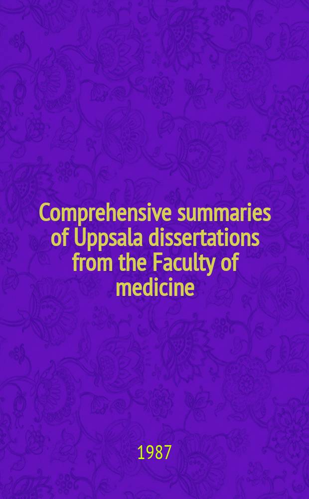 Comprehensive summaries of Uppsala dissertations from the Faculty of medicine : Neurochemical studies of GABA ...