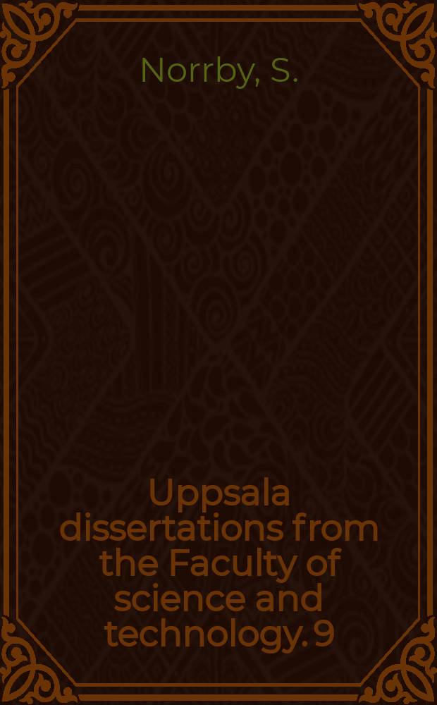 Uppsala dissertations from the Faculty of science and technology. 9 : Association and shear dissociation
