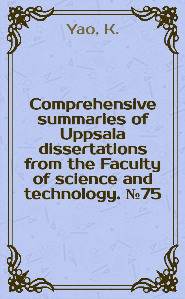 Comprehensive summaries of Uppsala dissertations from the Faculty of science and technology. №75 : Agarose based high- performance liquid chromatography