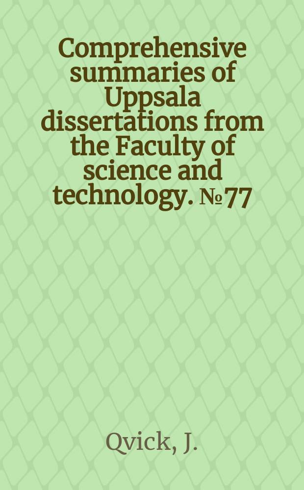 Comprehensive summaries of Uppsala dissertations from the Faculty of science and technology. №77 : Theoretical and experimental studies of trace elements